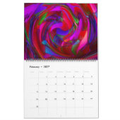 Psychische Yoga Abstracte Kunst Kalender (Feb 2027)