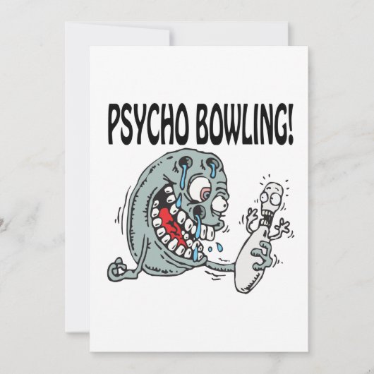 Psycho Bowling Kaart (Voorkant)