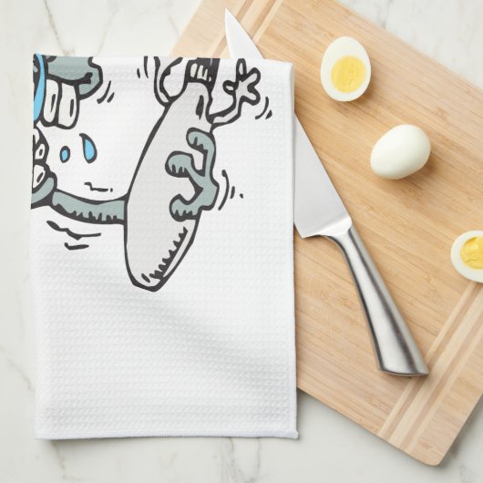 Psycho Bowling Theedoek (Quarter Fold)