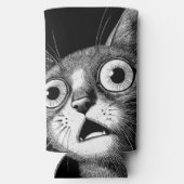 Psycho Cat - Retro Seltzer Koelbox Blikjeskoeler (Achterkant)
