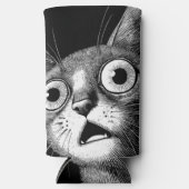 Psycho Cat - Retro Seltzer Koelbox Blikjeskoeler (Voorkant)