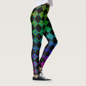 Psycho Checkers door Kenneth Yoncich Leggings (Rechts)