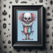 Psycho Clown Decoupage Tissuepapier