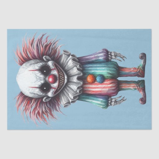Psycho Clown Decoupage Tissuepapier (Voorkant)