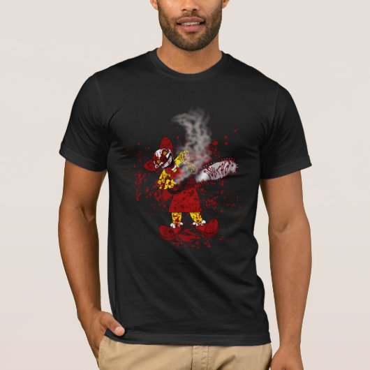 PSYCHO Clown Donker T-shirt (Voorkant)