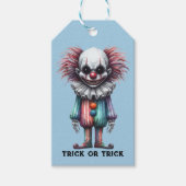 Psycho Clown - een truc of truc Cadeaulabel (Voorkant)