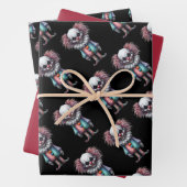 psycho clown-inpakpapier inpakpapier vel (In situ)