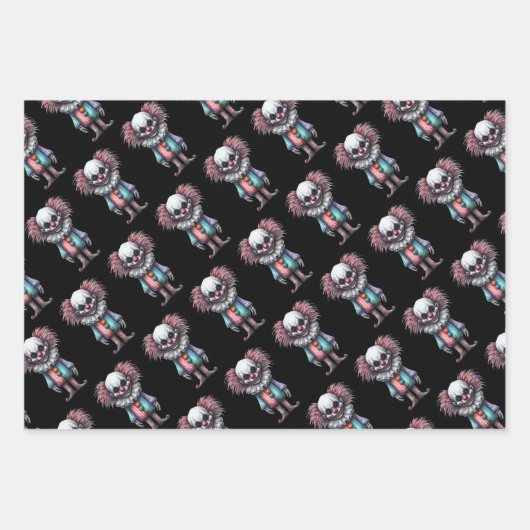 psycho clown-inpakpapier inpakpapier vel (Voorkant)