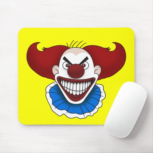 Psycho Clown Mousepad Muismat (Met muis)