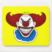 Psycho Clown Mousepad Muismat (Voorkant)
