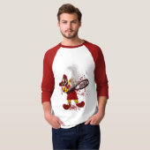 PSYCHO Clown-shirt T-shirt (Voorkant volledig)