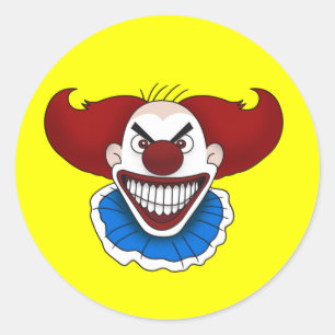 Psycho Clown Stickers