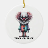 Psycho Clown - Trick or Trick Aanpassen Keramisch Ornament (Voorkant)