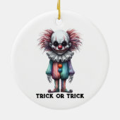 Psycho Clown - Trick or Trick Aanpassen Keramisch Ornament (Achterkant)
