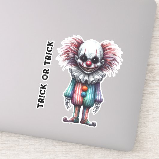 Psycho Clown - Trick or Trick - Aanpassen Sticker (Detail)