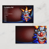 Psycho Clown Visitekaartje (Voorkant / Achterkant)