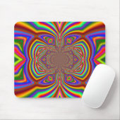 Psycho Color Inversion Mousepad Muismat (Met muis)