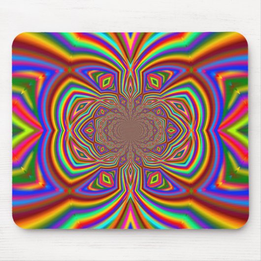 Psycho Color Inversion Mousepad Muismat (Voorkant)