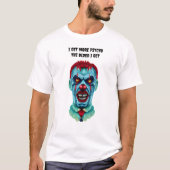 Psycho Creepy Killer Zombie Clown Horror Art T-shirt (Voorkant)