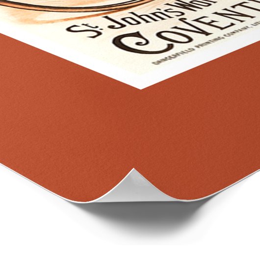 Psycho Cycles ~ St. John's Works ~ Coventry 1892 Poster (Hoek)