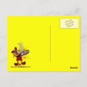 Psycho de Clown Ansichtkaart Briefkaart (Achterkant)