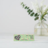 Psycho-Delia-profielkaart Mini Visitekaartje (Staand voorkant)