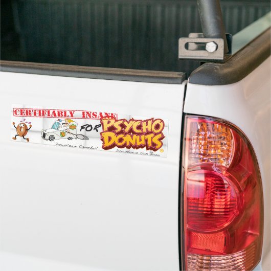 Psycho Donuts Bumpersticker (Op Truck)