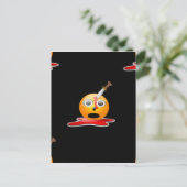 psycho emoji briefkaart (Staand voorkant)