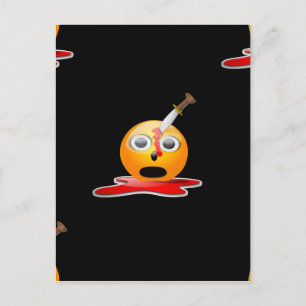 psycho emoji briefkaart