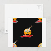 psycho emoji briefkaart (Voorkant / Achterkant)