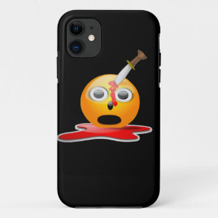 psycho emoji iPhone 11 hoesje