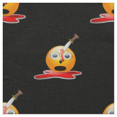 psycho emoji fabric stof (Close Up)