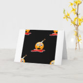 psycho emoji kaart (Gele Bloem)