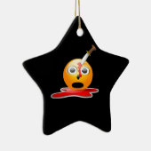 psycho emoji keramisch ornament (Rechts)