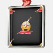 psycho emoji metalen ornament (Links)