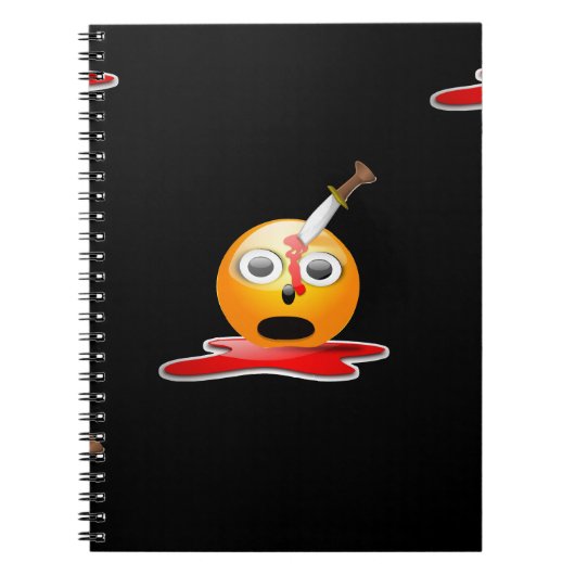 psycho emoji notitieboek (Voorkant)