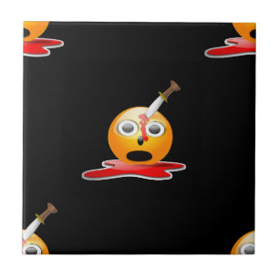 psycho emoji tegeltje