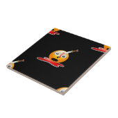 psycho emoji tegeltje (Zijkant)