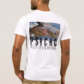 Psycho Fly Fishing Brown Trout - 2012 T-shirt (Achterkant)