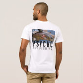 Psycho Fly Fishing Brown Trout - 2012 T-shirt (Achterkant volledig)