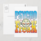 Psycho Freaky Freak Briefkaart (Voorkant / Achterkant)