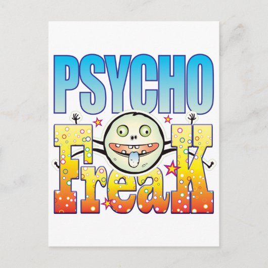 Psycho Freaky Freak Briefkaart (Voorkant)