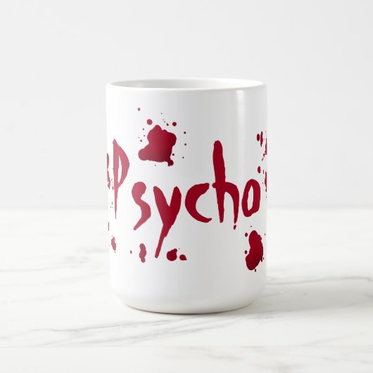 Psycho insanity Halloween Koffiemok (Center)