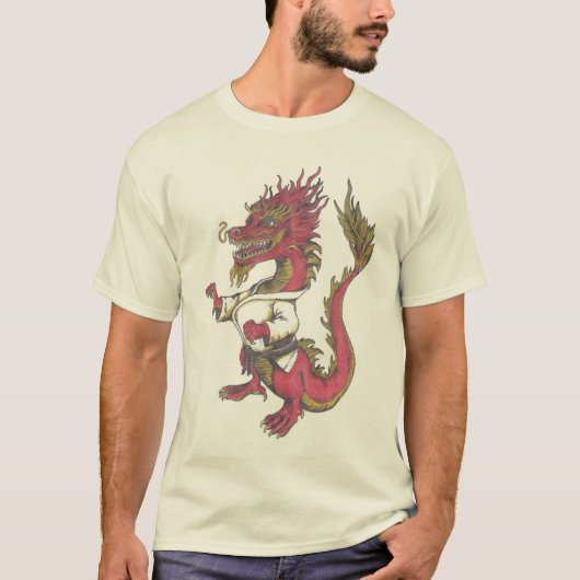 Psycho Judo mama—Dragon T-shirt (Voorkant)