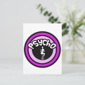 Psycho Lady Briefkaart (Staand voorkant)