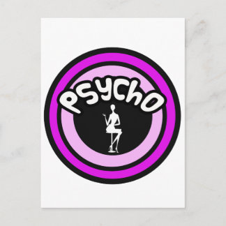 Psycho Lady Briefkaart
