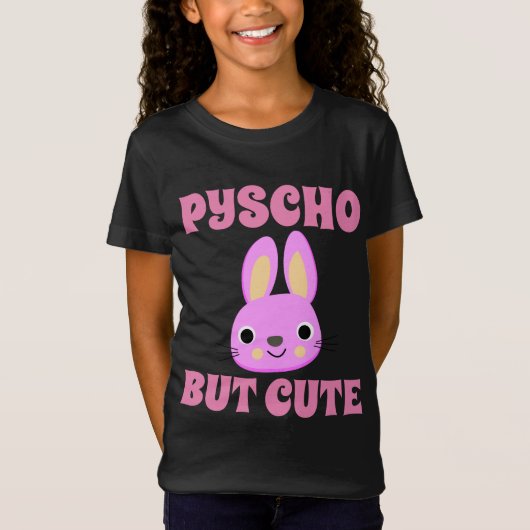 PSYCHO MAAR KUTE BUNNY T-Shirts (Voorkant)
