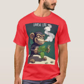 psycho Monkey Lavish T- Shirt  (Voorkant)