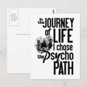 Psycho Path briefkaart (Voorkant / Achterkant)