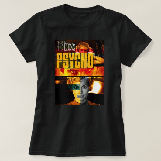 Psycho Poster Art T-shirt (Design voorkant)